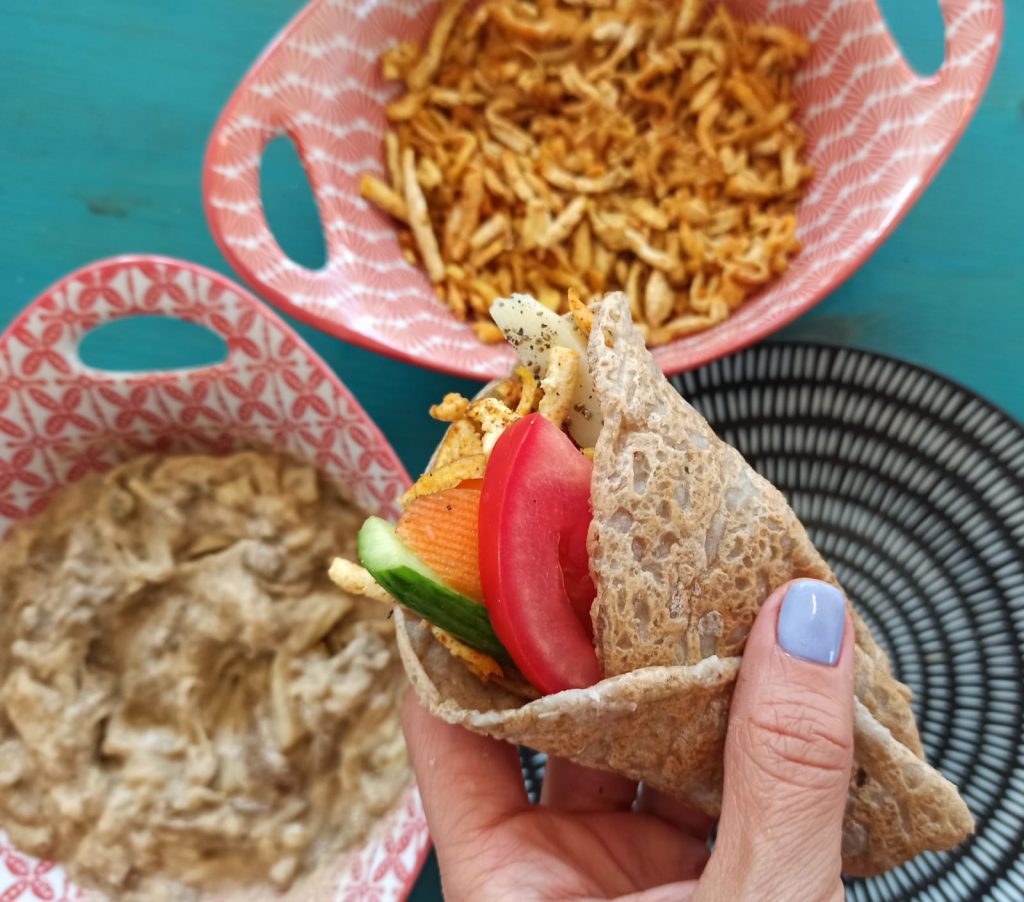 טורטיות כוסמת ירוקה