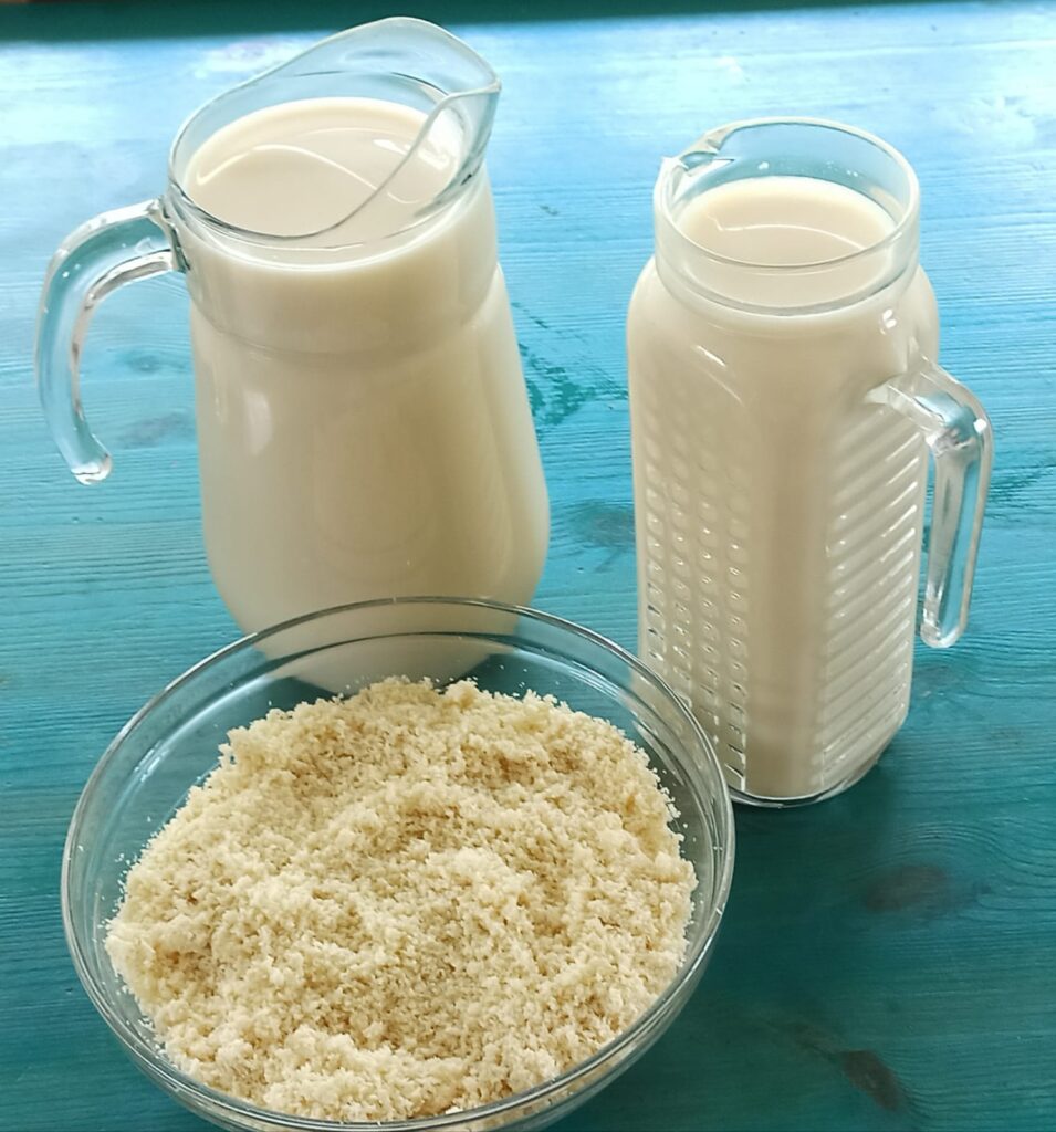הכנת חלב סויה ביתית
