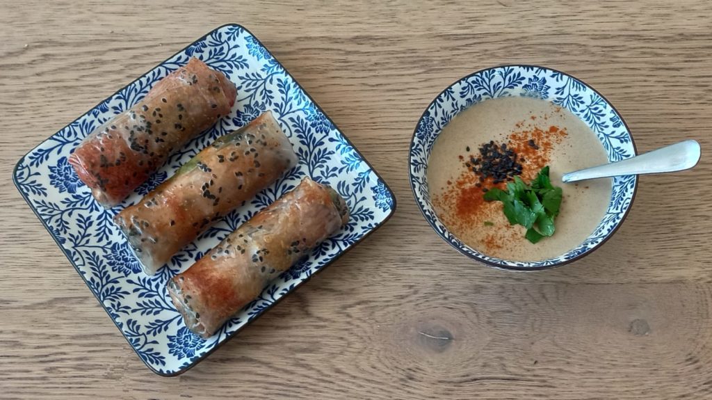 ספרינג רולס בריאים מוכנים לאכילה