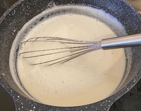 הרתחת חלב סויה עבור טופו