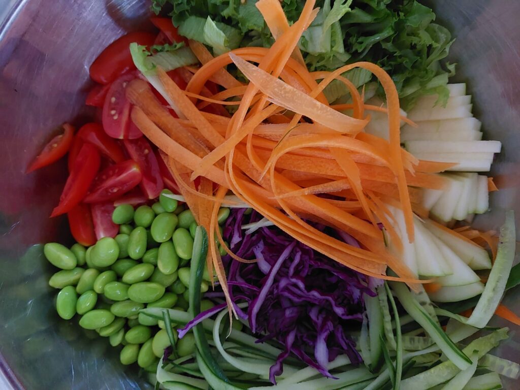 סלט פגזי מהיר הכנה