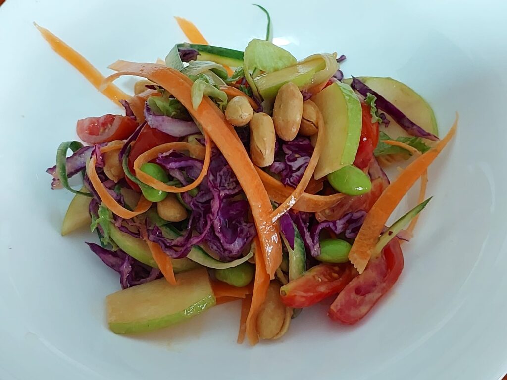 סלט בריא מהיר הכנה