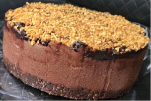 עוגת מוס שוקולד טבעונית